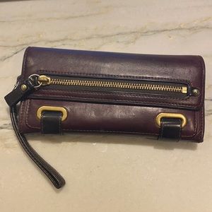 Coach leather wallet